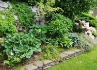 Chalupa s relaxační zahradou - okrasná zahrada