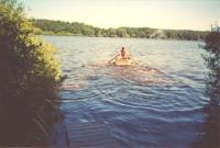 Chata Lipnice - pohled na rybník