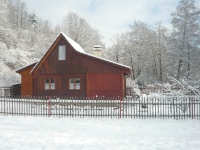 Chata Český Krumlov - okolí v zimě